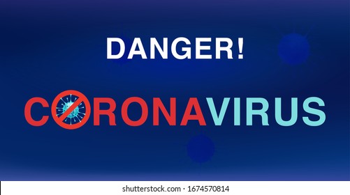 Coronavirus-Ausbruch, Stopp Corona 2019-Ncov Hintergrund, pandemisches medizinisches Gesundheitsrisiko Konzept. Hochwertige Vektorillustration-Illustration.