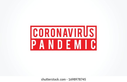 Coronavirus Pandemic disease Vector Background Template Design. COVID-19 Corona Virus Pandemic Banner, Poster, Background Template