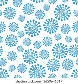 Coronavirus-Muster. Corona-Virus-Hintergrund