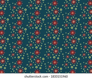 Coronavirus pattern. corona virus background