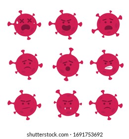 coronavirus pose symbol. stop 2019-ncov