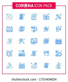 Coronavirus Precaution Tips icon for healthcare guidelines presentation 25 Blue icon pack such as cross; sign; location; medical; board viral coronavirus 2019-nov disease Vector Design Elements