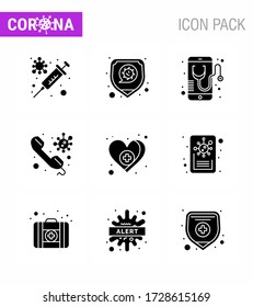 Coronavirus Prevention 25 icon Set Blue.  call; doctor; health; consult; online viral coronavirus 2019-nov disease Vector Design Elements