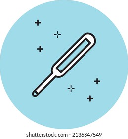 Coronavirus prevention icon "Body temperature management"