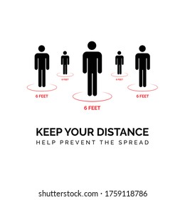 coronavirus prevention, maintaining social distance in public places. stay home. 