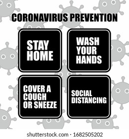 System zur Vorbeugung von Coronavirus, Poster zur Vorbeugung von Coronavirus