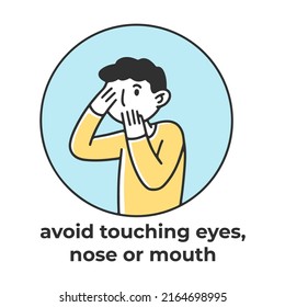 Coronavirus prevention tip. Doctor presenting list of measures to stop corona virus spreading. Vector illustration for ncov-2019 protection
