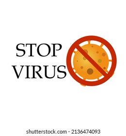 coronavirus protection concept, stop virus, vector illustration