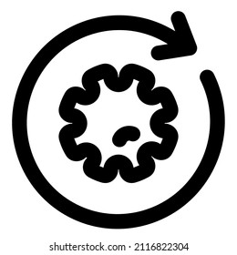 Coronavirus con una repetición de la exposición a la transmisión