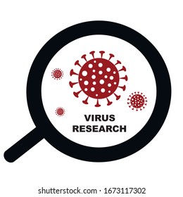 Coronavirus research sign,  seaching antivirus Covid-19 , test, 2019-nCoV Novel Coronavirus