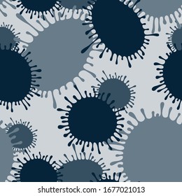 Coronavirus nahtloses Muster. COVID-19 Muster für Hintergrund, Bildschirmhintergrund. Pandemie des Coronavirus. Quarantäne. Vektorillustration-Illustration für Poster, Banner, Flyer-Hintergrund.