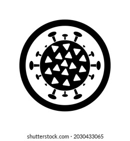 coronavirus sign icon vector symbol