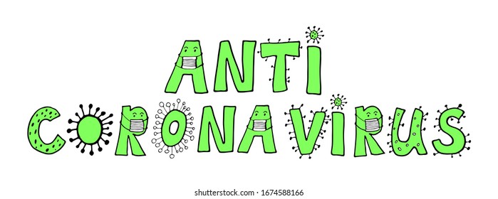 Ilustración vectorial de signo Coronavirus. Peligro del coronavirus y enfermedad de riesgo para la salud pública.