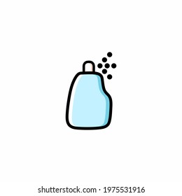 Coronavirus Sprayer Outline Color Icon Vector Design eye-catching pixel perfect icon. Perfect for website, presentation, social media, and many more. Icon design outline color style