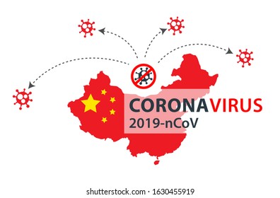 Coronavirus. The spread of the coronavirus outside of China. Novel coronavirus 2020-nCoV. Virus pandemic. 