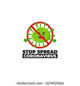 Coronavirus Stop Spread Vector 2020