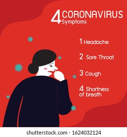 Coronavirus Symptoms, A coronavirus is a common virus that causes an infection in your nose, sinuses, or upper throat.