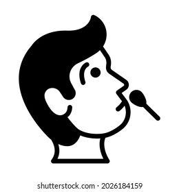 Coronavirus Test Healthcare Medical, vector graphic Illustration Icon.