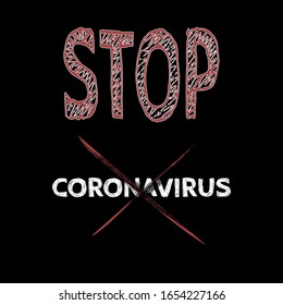 Amenaza de coronavirus para la humanidad. Ejemplo vectorial de una nueva amenaza biológica al mundo y la destrucción de la humanidad.