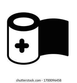 Coronavirus-Papierrollen-Konzept, Handhygiene Einwegbare Servietten auf weißem Hintergrund, Vorbeugung gegen die Coronavirus-Krankheit 2019 (COVID-19) Vektorillustration Symbol-Design 