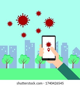 aplicación de seguimiento de coronavirus, aplicación de seguimiento de contactos de coronavirus