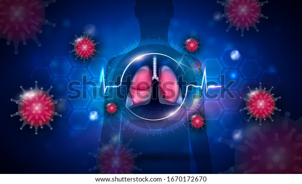 Coronavirus Treatment Concept Respiratory Tract Infection Stock Vector ...