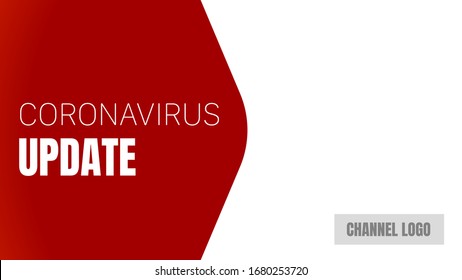 Coronavirus Update Video Cover Thumbnail Template