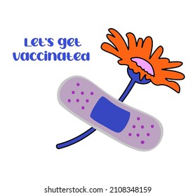 Coronavirus vaccination symbol. Fight against coronavirus. vector illustration. 