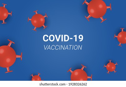 Coronavirus Vaccine and syringe injection prevention, immunization from Coronavirus, Coronavirus vaccine vector background. Covid-19 corona virus vaccination with vaccine bottle 3D