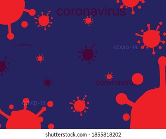 Coronavirus-Impfstoff, Vektorhintergrund.  Impfstoffflasche und Spritze-Injektionswerkzeug für die Covid19-Immunisierung. Vektorgrafik.