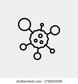  coronavirus vector icon illustration sign