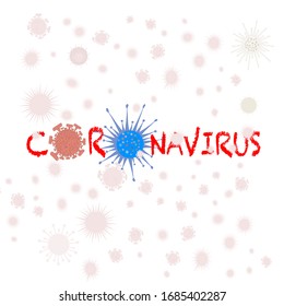 Icono vector Coronavirus aislado en fondo blanco, icono de vector plano para diseño gráfico móvil e informatizado