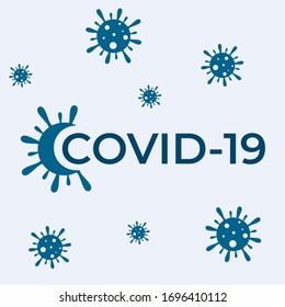 Coronavirus vector illustration. 