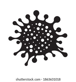 coronavirus vector illustration on white background 