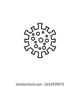 Coronavirus vector line icon icons design