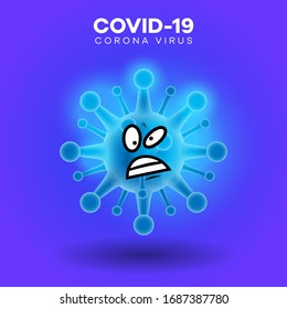 The Coronavirus Vector Logo Icon is currently nice for Infographic Elements. Character virus Cell Icons With Text. Corona Virus Sign Icon. COVID-19 NCOV-2019 Abbreviation for Corona Virus.