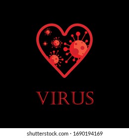  coronavirus vector logo outbreak is associated with acute respiratory syndrome