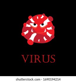  coronavirus vector logo outbreak is associated with acute respiratory syndrome