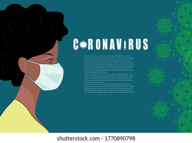 coronavirus vector, perfect for ads or illustrations