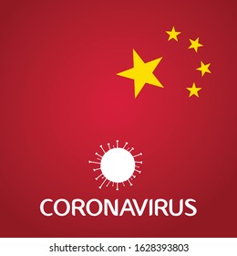 Coronavirus vector, Wuhan virus, danger vector