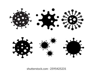 Coronavirus. Virus. Icons set.COVID-2019. Outbreak coronavirus. Pandemic, medical, healthcare, Stop Coronavirus concept. Corona virus 2019-nCoV. Vector illustration.