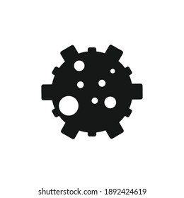 Coronavirus. Virus.COVID-2019. Outbreak coronavirus. Pandemic, medical, healthcare, Stop Coronavirus concept. Corona virus 2019-nCoV. Vector icon