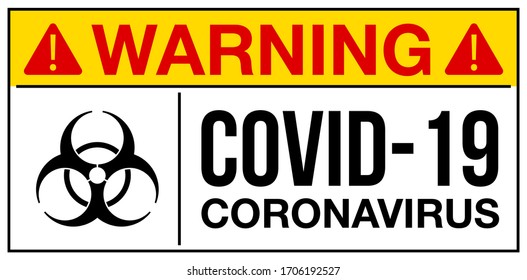 Biohazard Warning Quarantine Outbreak Alert Poster Stock Vector ...