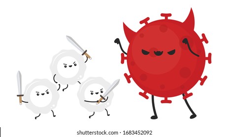 1,756 White blood cells cartoon Images, Stock Photos & Vectors