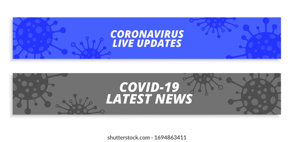 coronavirus wide banner for latest news and updates