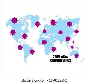 Coronavirus-Vektorillustration, Coronavirus-