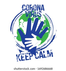 Coronavirus world concept. Vector illustration.
