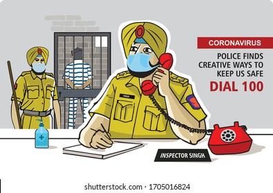 coronavirus...Police finds creative ways to keep us safe