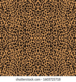 Cororful leopard pattern. Trendy animal print with jaguar spots. Template for textile, cards, covers and other decorations.