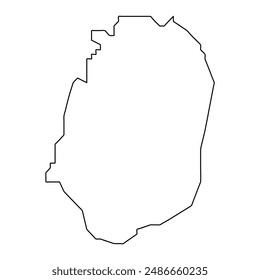 Corozal map, administrative division of Puerto Rico. Vector illustration.